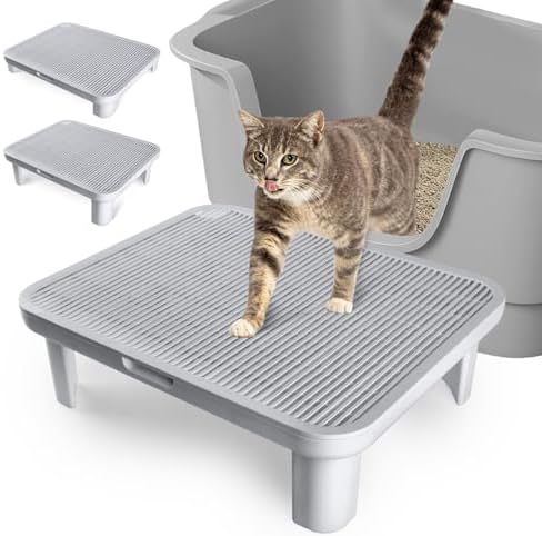 Cat Step Ramp Adjustable Litter Box Step by Bartuke