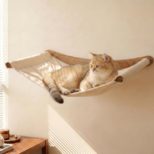 Cat Wall Shelves, Farmhouse Cat Wall Mounted Furniture - Image 5