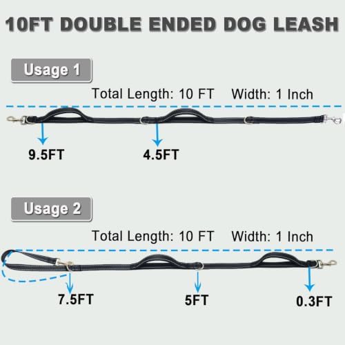 Double Handle 10ft Dog Leash - Image 6