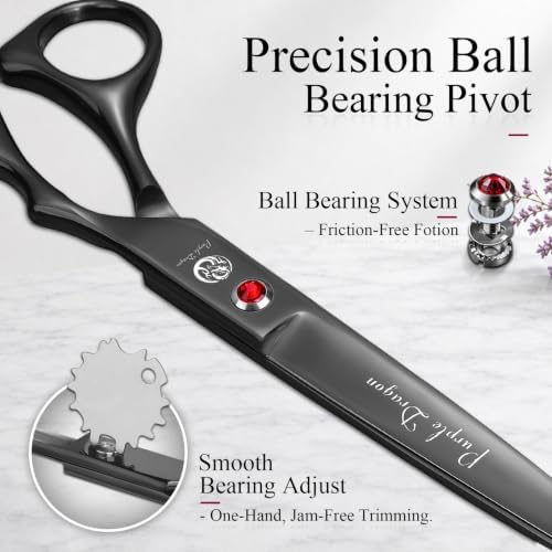 Purple Dragon Dog Grooming Scissors Set - Image 4