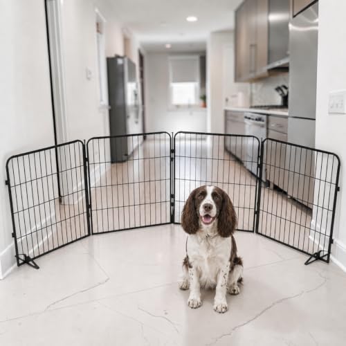 Extra Wide Adjustable Dog Gate – 32 inch Tall & Up to 107 Inch Wide 4 Panel - Image 6