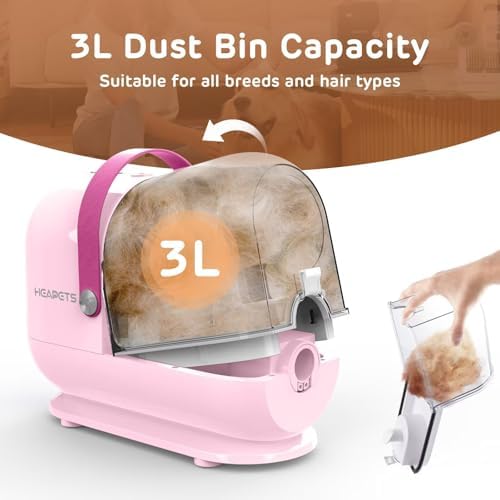 HEAPETS Dog Grooming Vacuum Kit - 3L Vacuum - Image 5