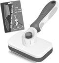 3PCS Cat Grooming Supplies, Cat Brush & Nail Clipper/Trimmer & Flea Comb by Comotech