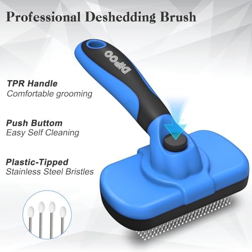 Dipoo Self-Cleaning Brush for Pet Deshedding - Image 2