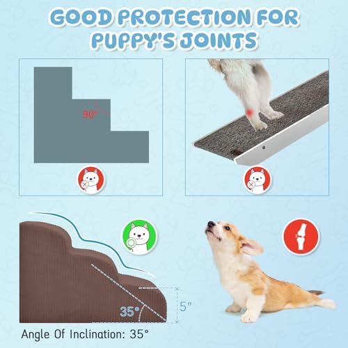 Mesa Lemon 2 Step Dog Stairs Pet Ramp - Image 4