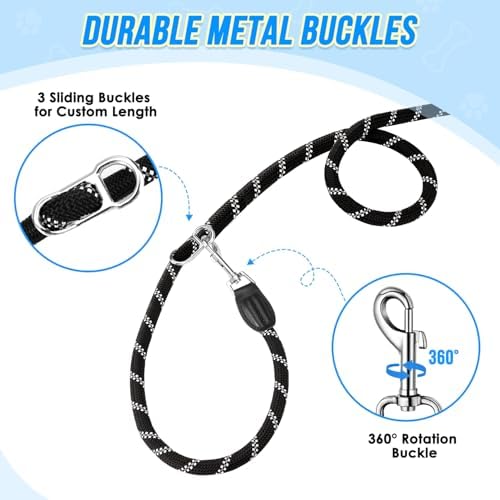 Lukovee Hands Free Dog Leash, 10FT Adjustable Waist-Lead & Shoulder Lead - Image 5