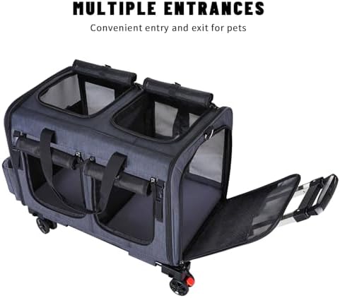 Cat Carrier for 2 Cats, Cat Carrier - Image 4