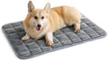 Bedsure ComfyFleece® Washable Dog Crate Pad, Soft Thin Large Pet Mat by BEDSURE