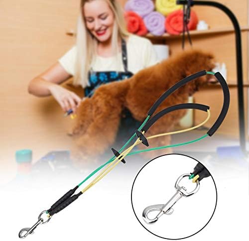 Pet Dog Bathing Tether Straps, Dog Cat Grooming Loop, Adjustable Double Noose - Image 2
