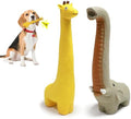 Latex Squeaky Dog Toys, 2 Pack Soft Rubber Dog Chew Toys, 9.5" Standing Stick by KrauzPet