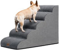GoGoBunny Ramp Dog Stairs for High Beds 22.6" H, 5-Step Dog Slope Stairs by gogobunny