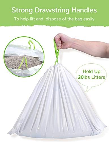 Litter Box Liners, Drawstring Litter Liner Bags - Image 4