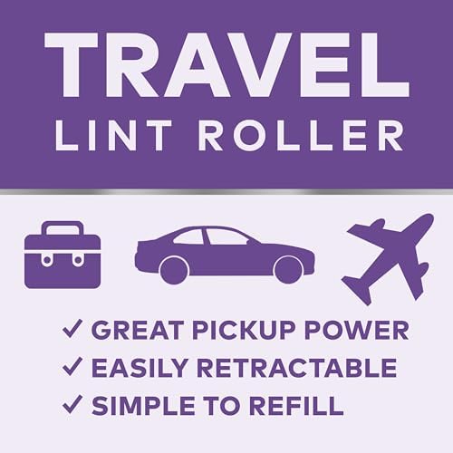 Scotch-Brite Retractable Lint Rollers 3-Pack, Portable Travel-Size Lint Removers - Image 3