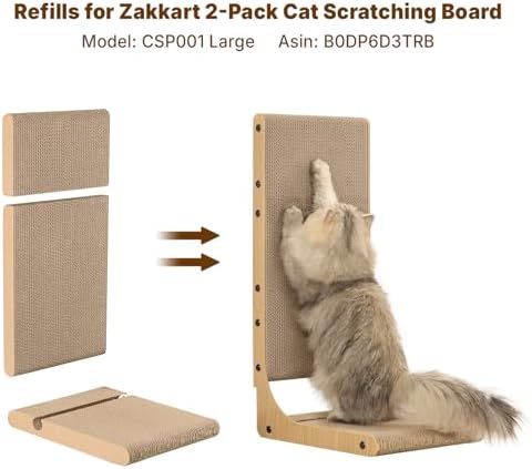 2-Pack Refill for Zakkart Cat Scratching Board - Image 2