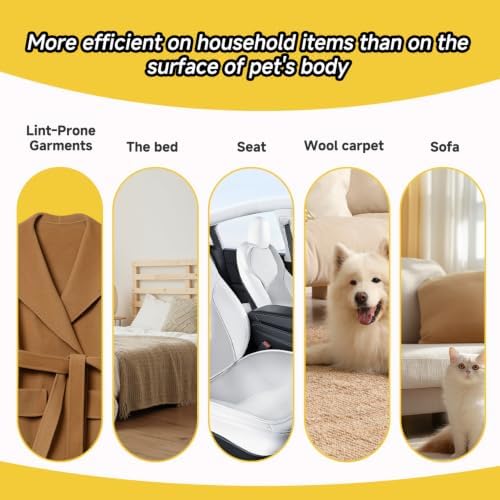 Pet Hair Remover Gloves Brush for Dogs & Cats, Electrostatic Reusable Pet Hair - Image 6