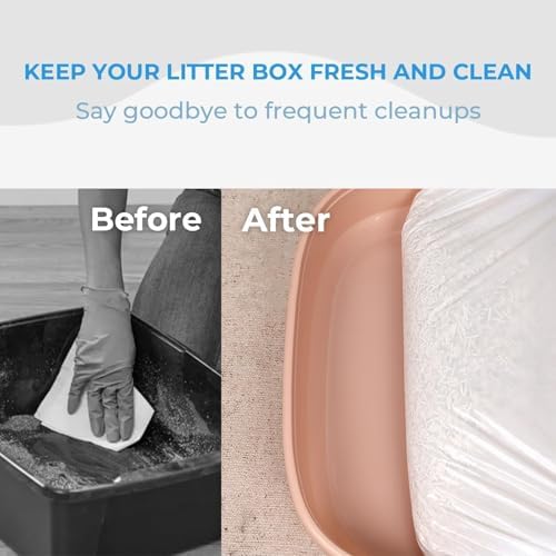 XUEPETT 80 Pack Cat Litter Box Liners - Image 5