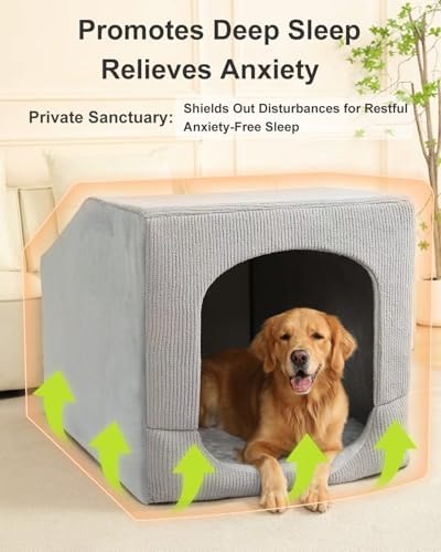 Hovicaed Indoor Dog House Extra Large Sized Dog Tent - Image 2