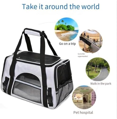Cat Carrier Bag, Airline Approved Soft Carrier - Image 2