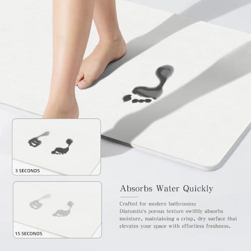 THMINS White Stone Bath Mat - Image 5