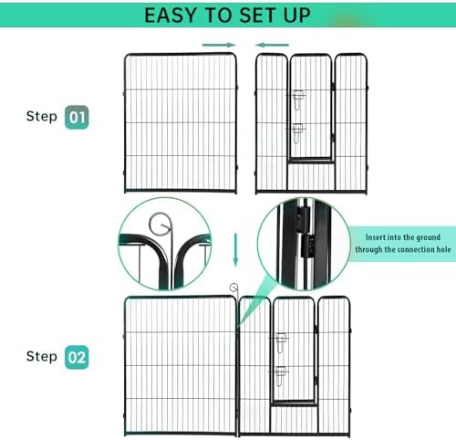 BestPet | Dog Playpen | 40", 16 Panels | Heavy Duty Metal Pet Exercise Pen - Image 5