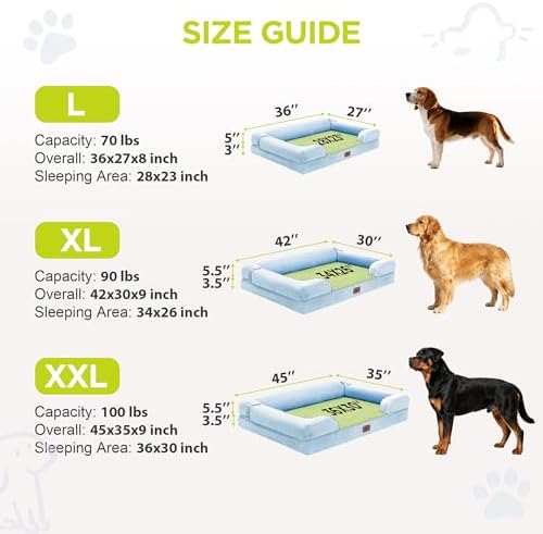 Waterproof Orthopedic Dog Bed for Extra Large Sized Dogs - Image 4
