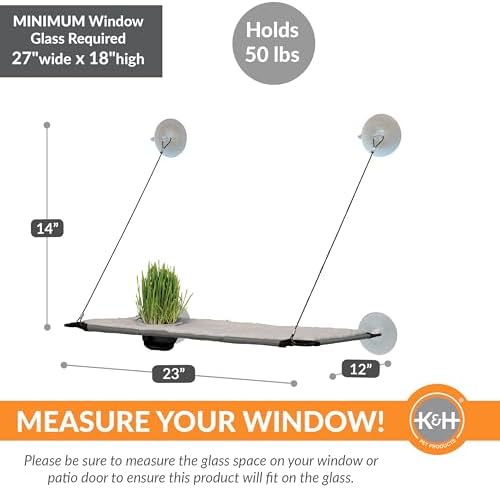 K&H Cat Window Perch, Window Lounger - Image 5