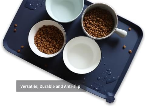 Hoki Found L Silicone Non Slip Pet Dog Cat Bowl Mats - Image 4