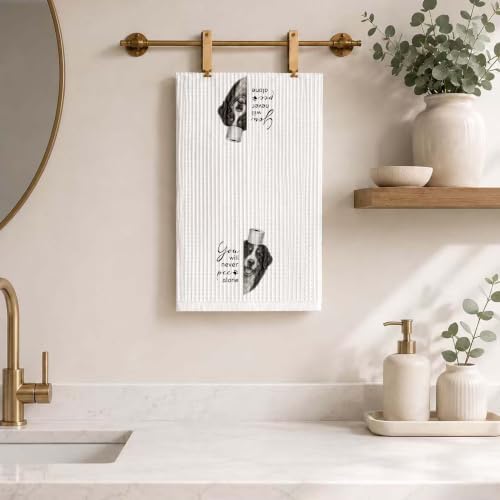 Funny Bernese Mountain Dog Bathroom Hand Towel, Dog Lover Gifts-A06 - Image 5