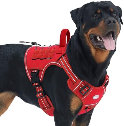 AUROTH Dog Harness for Large Dogs, No Pull Tactical Dog Vest Heavy Duty by AurothPets