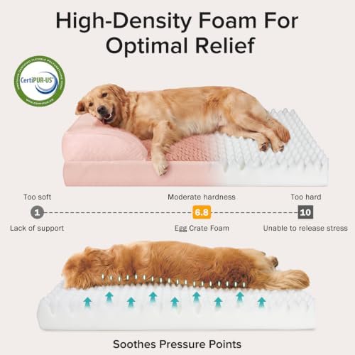 INVENHO Orthopedic Extra Large Dog Bed, XXL Waterproof Dog Sofa, Egg-Crate Foam - Image 2