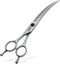 Professional Left Handed Curved Dog Grooming Scissors by FOGOSP