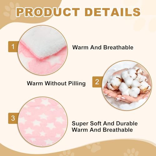 Dog Cat Bed Mat, Soft Coral Fleece Pet Cushion Pad - Image 3