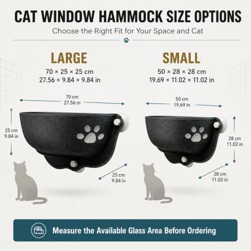 Cat Car Window Hammock with Soft Pad, Cat Car Window Seat，Pink：Small - Image 6