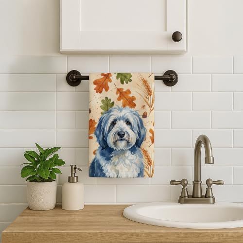 Caroline's Treasures Old English Sheepdog Dogs Kitchen Towel 15x25 - Image 2