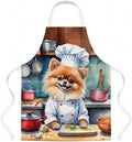 Caroline's Treasures Pomeranian The Chef Apron Cooking Kitchen Server Baking by CarolinesTreasures