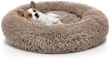 MIXJOY Orthopedic Dog Bed Comfortable Donut Cuddler Round Pet Beds Ultra Soft by MIXJOY