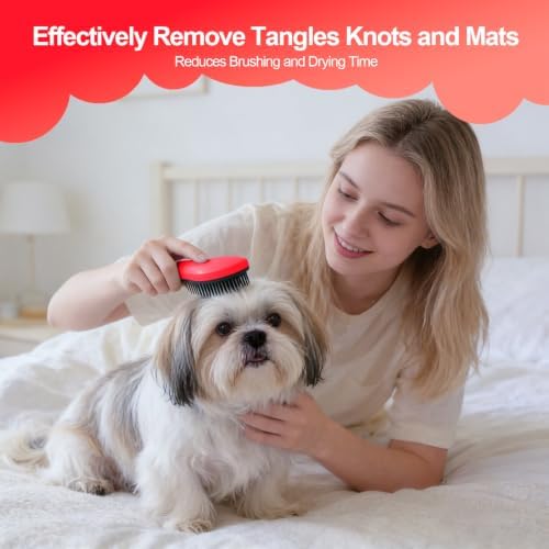 Small Dog Brush, Skin-friendly Soft Bristles - Image 7