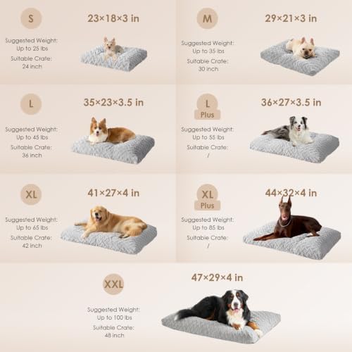 EHEYCIGA Washable XL Dog Beds Large Sized Dog, 44x32 Inch Pet Bed - Image 3