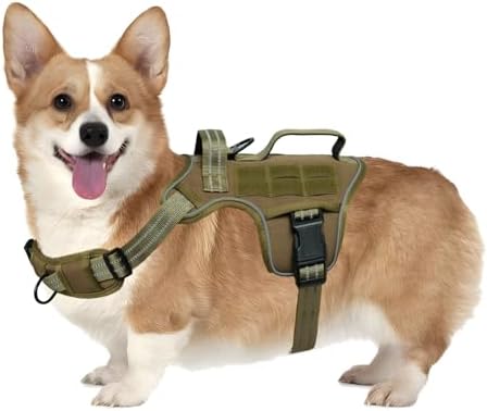 Dog Harness, Tactical No Pull for Small Sized Dog by Runfido