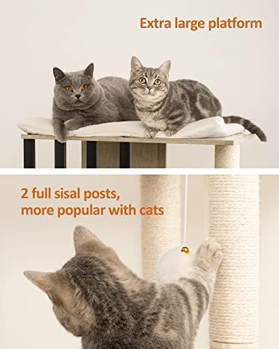 FourFurPets 43.8" Modern Cat Tree - Image 4