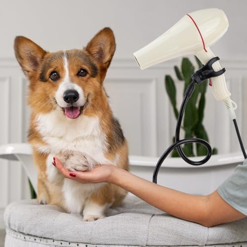 DYNWAVE Dog Hair Dryer Stand, Pet Grooming Table Hair Dryer Holder Hose Tube - Image 5