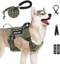 No Pull Tactical Dog Harness Medium Sized Dog, Service Dog Vest by Yungaspy