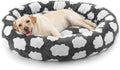 JOEJOY Jacquard Donut Round Dog Bed, Large Sized Dog by JOEJOY