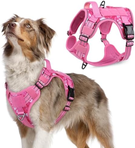 rabbitgoo Tactical Dog Harness for Medium, No Pull Military Service Vest by rabbitgoo
