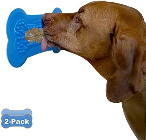 Lick Lick Pad Dog Accessories | Pet Shower Attachment | Dog Peanut Butter Lick by PerfectCurve