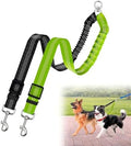 Double Dog Leash for Two Dogs, Professional No Tangle 360° Swivel Coupler by Caldzur