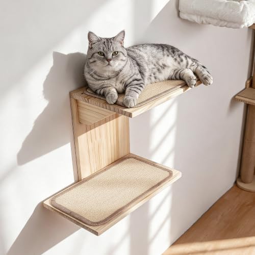Cat Wall Shelves, Branch Style 2 Platform Cats Walls Furniture. - Image 2