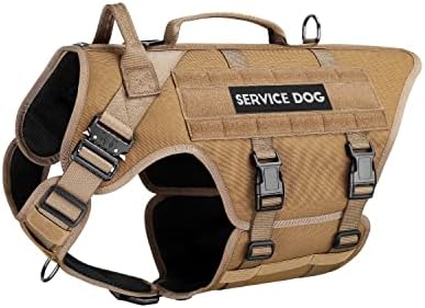 Petnanny Tactical Dog Harness Service Vest by PETNANNY