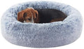 33 in Faux Fur Fluffy Donut Dog Bed by BedStillLoveStill