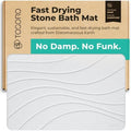 TOSORO - Stone Bath Mat Diatomaceous Earth Shower Mat Non-Slip Super Absorbent by Tosoro